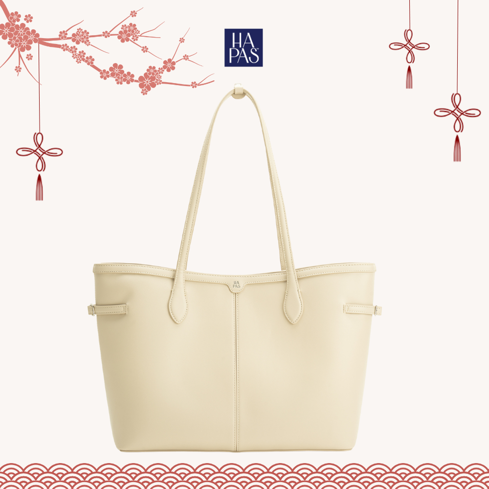  Túi Tote Đai Ngang Ivy Cỡ Lớn Size 34 HAPAS 
