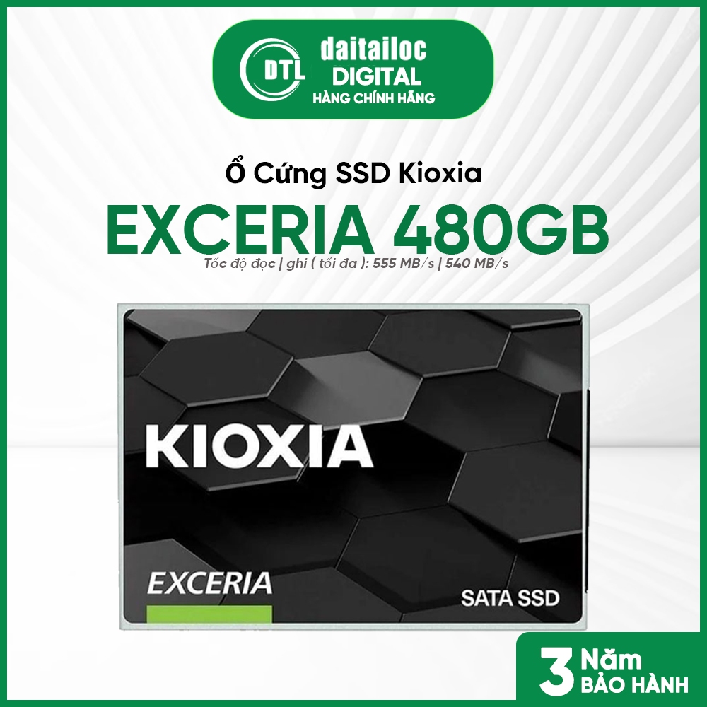 Ổ cứng SSD Kioxia Exceria R550 SATA3 480GB | Chính Hãng | Bảo Hành 36 Tháng