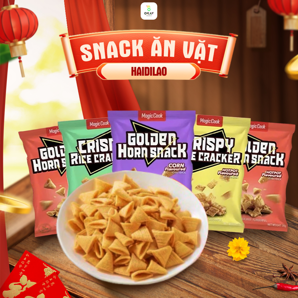Snack Haidilao – Snack Giòn Hương Vị Ngô & Lẩu – Đồ Ăn Vặt Thơm Ngon - Chính Hãng Haidilao
