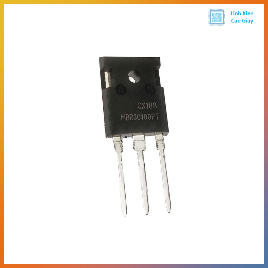 Diode Schottky MBR30100 30A 100V TO-247