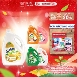  Nước rửa chén Sunlight Bio-care với thành phần từ 100% tự nhiên Chai 3.5kg 