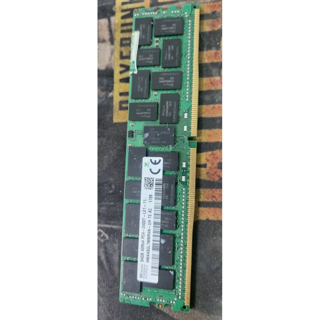 Ram ECC 64gb SK hynix ddr4 2400T, hàng tháo máy