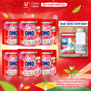  Combo 6 10 túi viên giặt tiện lợi OMO 3 trong 1  30 viên 50 viên  