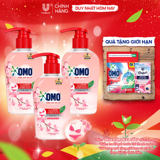  Combo 3 Chai Nước Giặt Đồ Lót OMO Hương Hoa Anh Đào Thanh Lịch 300G 