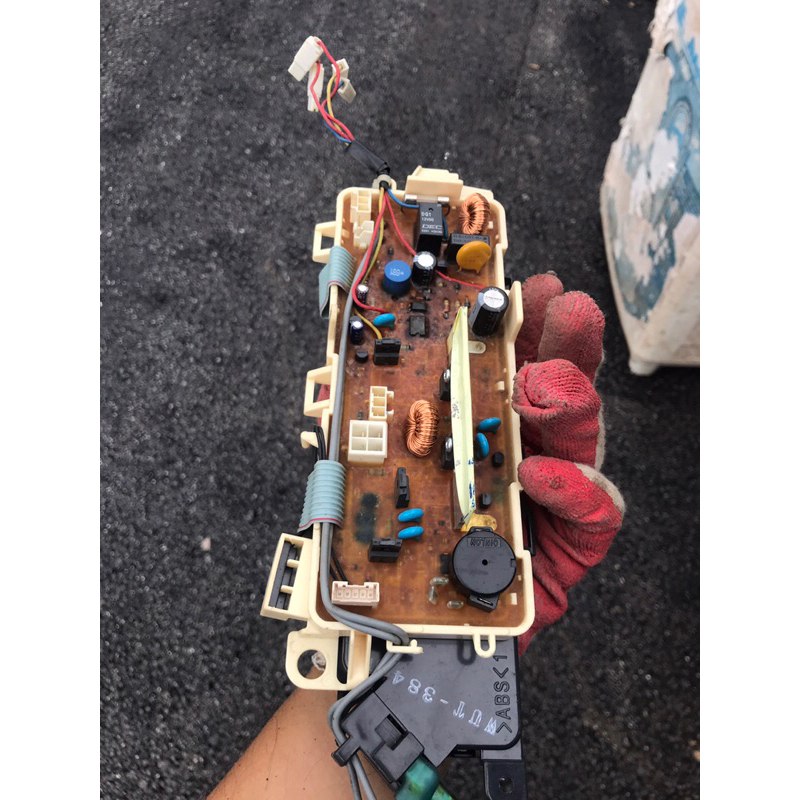 Bo mạch zin máy giặt Toshiba AW-A800SV cũ tốt tháo máy