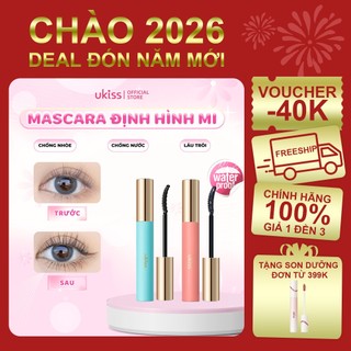  Ukiss Mascara Định Hình Mi Lâu Trôi Không Thấm Nước Chống Nhòe Và Làm Cong Mi 5g 