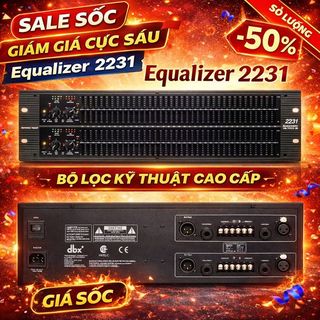  Lọc Xì EquaLizes DBX 2231 Và 231 Hàng Mới Với 32 band mỗi kênh 2 kênh 64 Band C,Trở kháng  kOhm 40 Cân Bằng. 