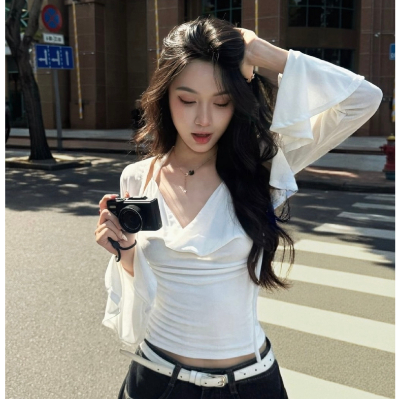 [MỞ BÁN] THE FANCE | Áo khoác croptop thun ánh kim sang chảnh SIMLA CARDIGAN