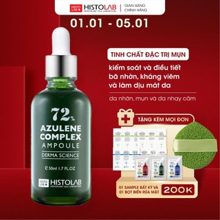  Tinh Chất Giảm Mụn HISTOLAB Azulene Complex Ampoule 72% Serum 