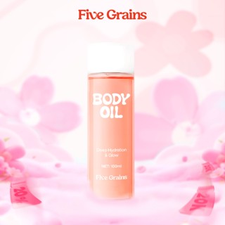  Dầu Dưỡng Thể Five Grains Body Oil Dưỡng Ẩm Tăng cường dưỡng sáng da 100ml 