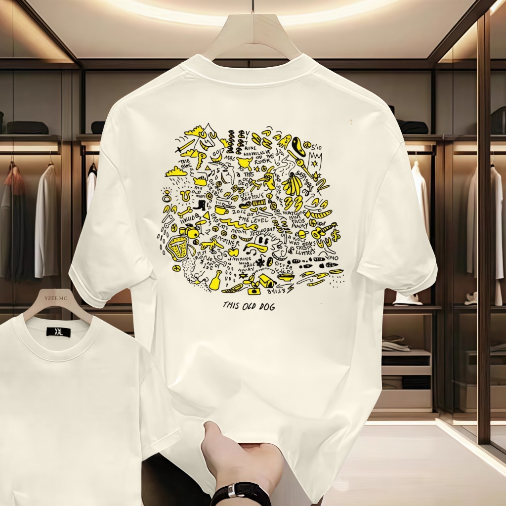 Ca sĩ Mac Demarco Album chó cũ này Áo sơ mi đồ họa tay ngắn nam giới phụ nữ áo sơ mi cổ điển quá lớn