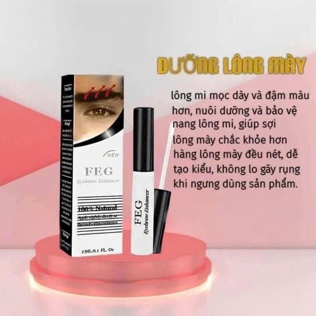 CHÍNH HÃNG. Serum Dưỡng Mày FEG EyeBrow Enhancer 3ml-Serum Dưỡng Mày FEG EyeBrow Enhancer 3ml