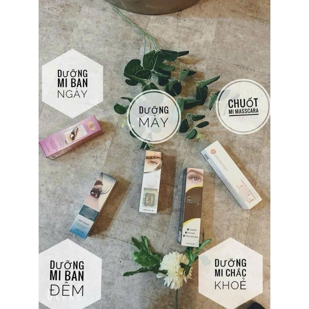 CHÍNH HÃNG.COMBO 3 CÂY Serum Dưỡng Mày+ NGÀY &ĐÊM  FEG EyeBrow Enhancer 3ml-Serum Dưỡng Mày FEG EyeB
