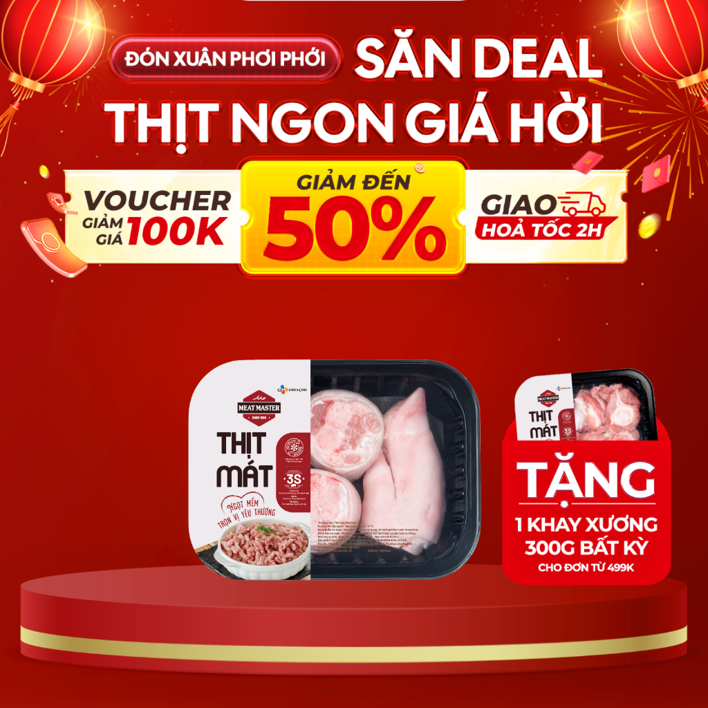 Móng heo Meat Master (400G) - Thịt heo tươi