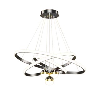 Đèn chùm L-H Lighting Với điều khiển từ xa Vàng/Đen