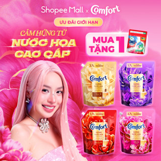  Nước Xả Vải Comfort Hương Nước Hoa 100 Giờ Lưu Hương túi 3.7L 