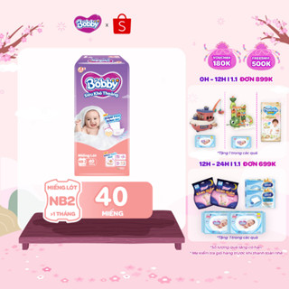  Miếng lót sơ sinh Bobby Newborn 2-40 miếng 