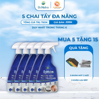  Combo 5 chai tẩy đa năng siêu tẩy mọi vết bẩn công nghệ ion từ trường Dr Natro - TuAnh Store 