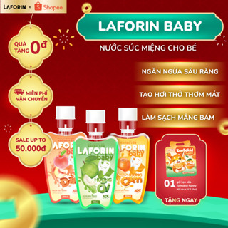 Combo 3 Chai Nước Súc Miệng Laforin Baby - Giảm Sâu Răng, Vệ Sinh Răng Miệng Cho Bé (Chai 350ml)