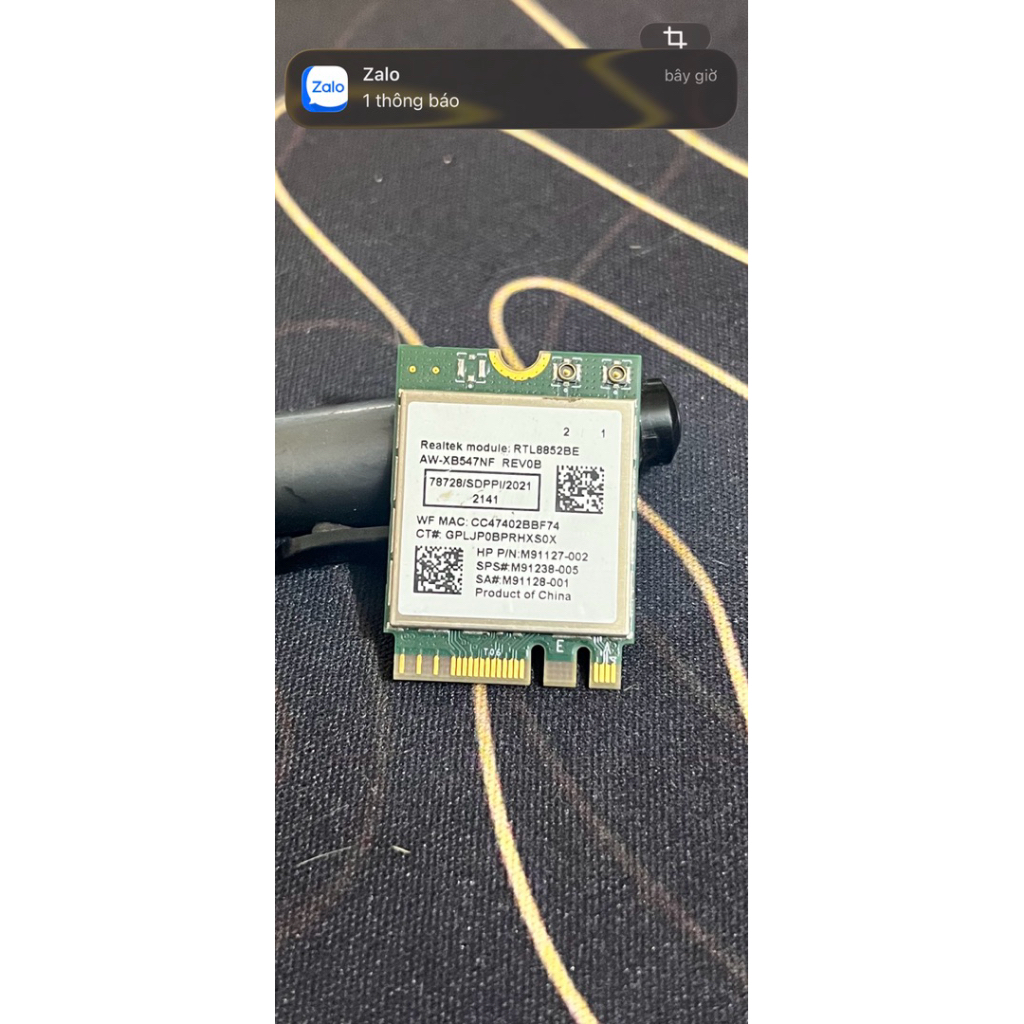 Card wifi RT8852BE