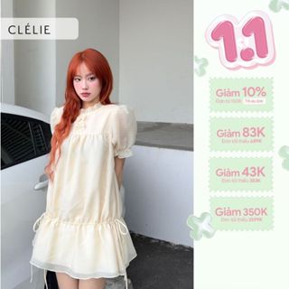  Đầm babydoll xoè nhún rút dây | SANDY DRESS - CLÉLIE 