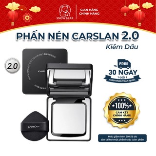  Phấn Nén CARSLAN Black Magnet 2.0 – Kiềm Dầu Lâu Trôi Cho Lớp Nền Mịn Màng 