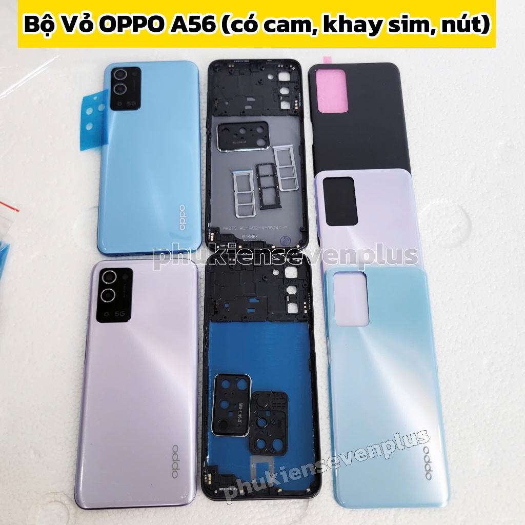 Lưng/ Vỏ Bộ OPPO A56 Kính Camera, Khay Sim, Nút Phím (Hàng Mới) - OP A56