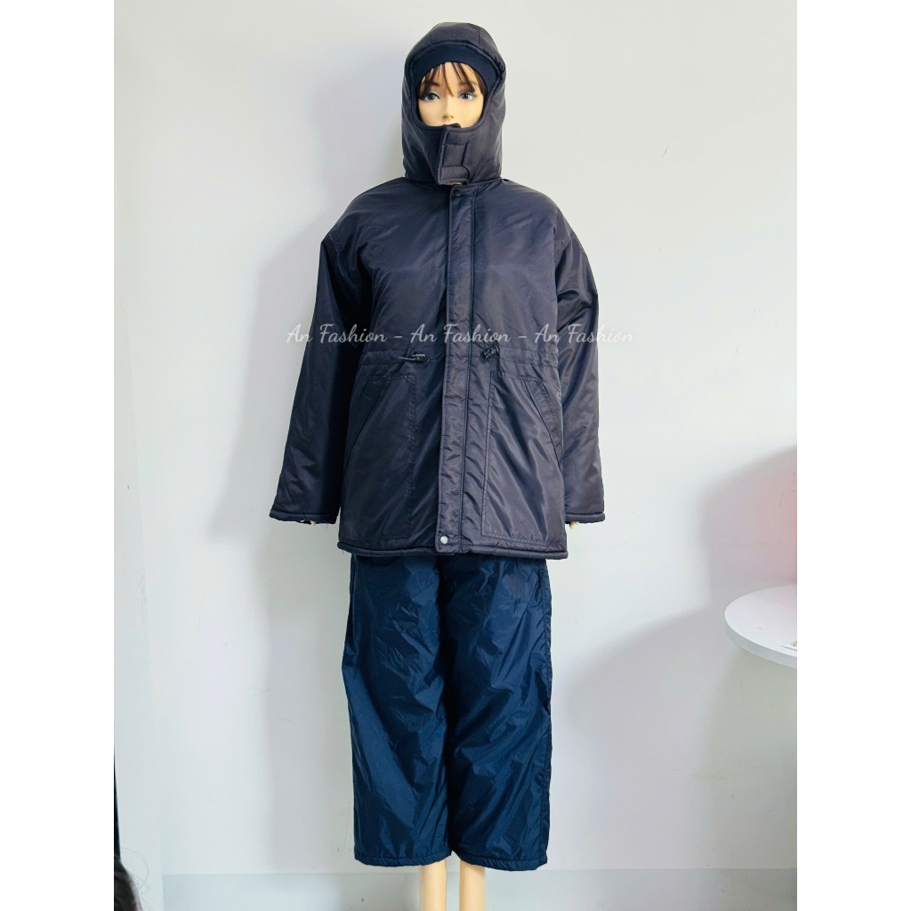 Quần áo kho lạnh thủy sản âm 25 Độ Không phản quang