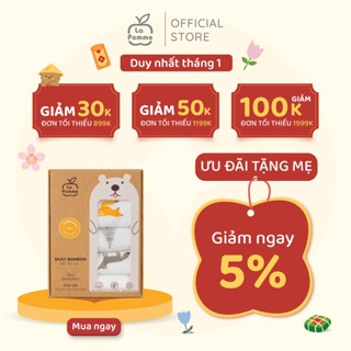  Set 5 Khăn sữa sợi tre lụa La Pomme phối màu  30x30cm  - Fairy World 