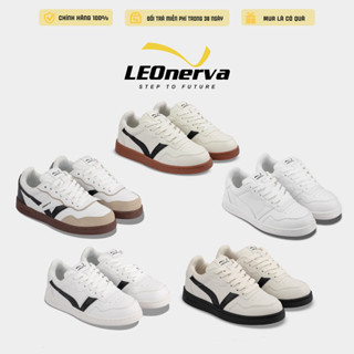 Giày Thể Thao Sneaker Nam Nữ LEONERVA 808 bản Da Microfiber - Bản Nâng Cấp - 7 Màu Bestseller - Đi Đúng Size