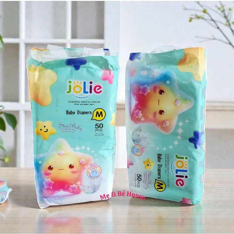 [100 miếng] - Tả Dán Trẻ Em joLie - Mềm mịn, thấm hút tốt, thoáng khí