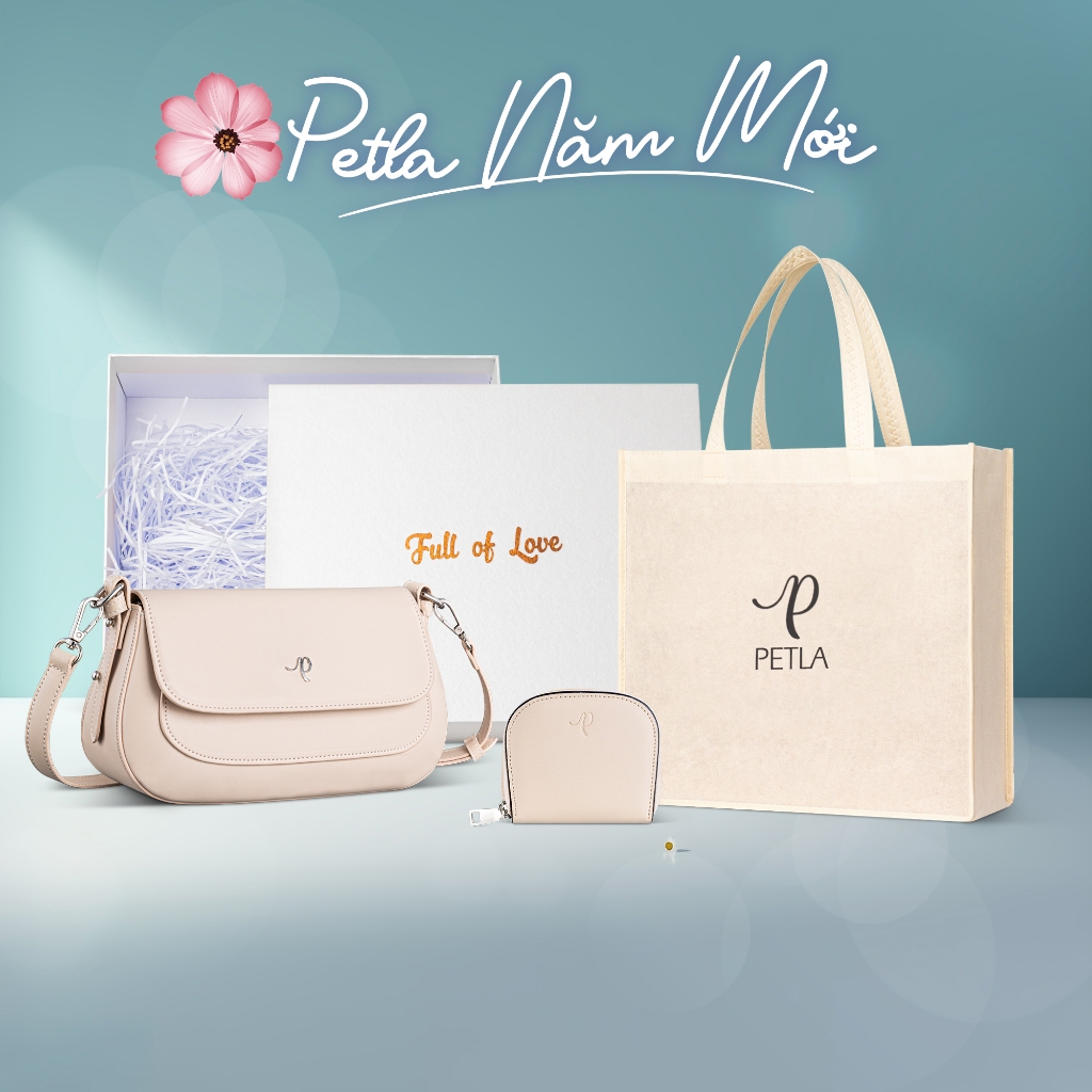 Túi xách nữ kèm dây đeo chéo thời trang PETLA LN26