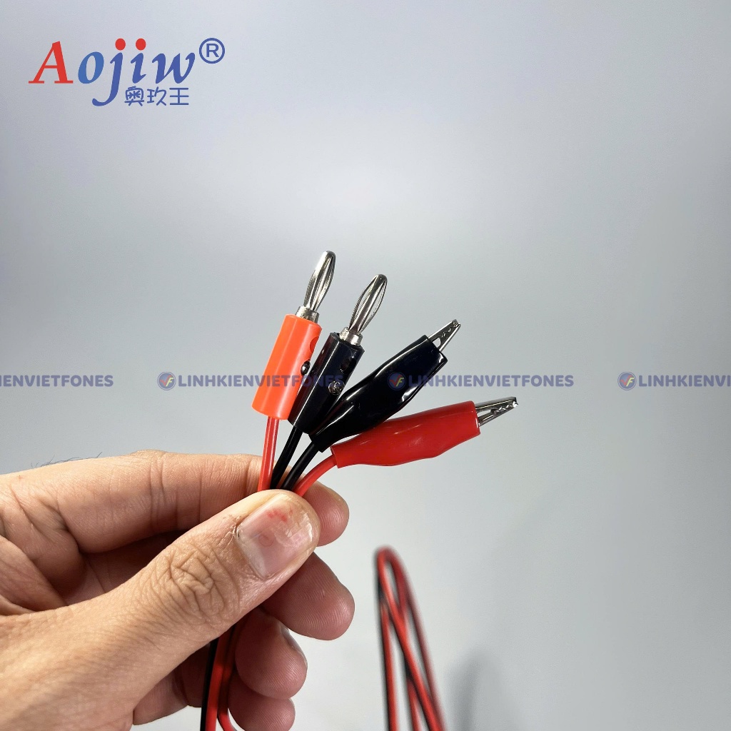 Dây kẹp cá sấu Aojiw