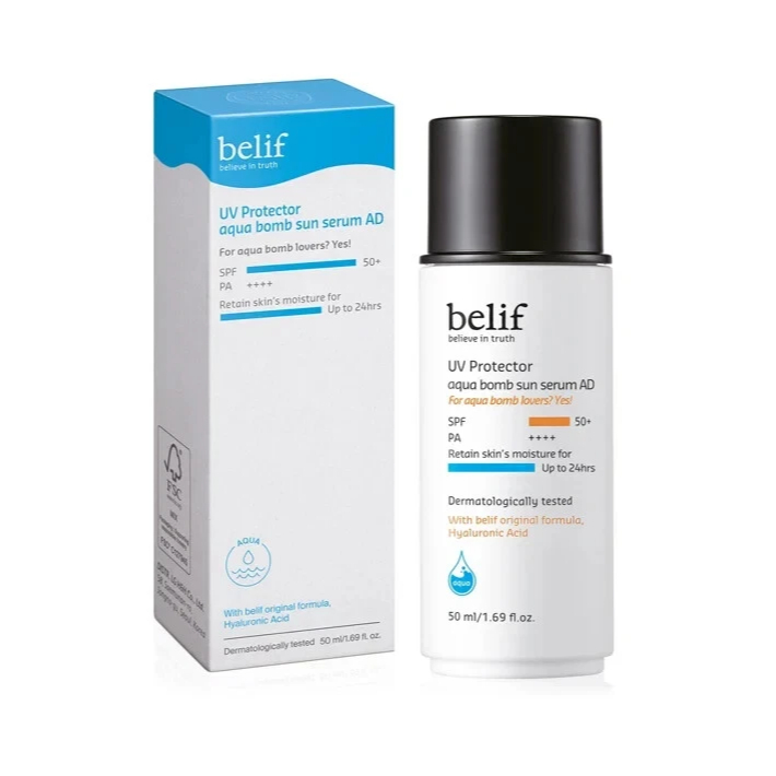 Serum Chống Nắng Dưỡng Ẩm Belif Aqua Sun Serum AD SPF50+ PA++++ 50ml