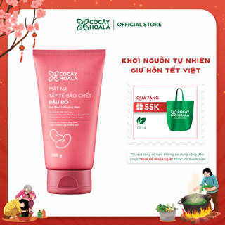  Mặt Nạ Tẩy Tế Bào Chết Đậu Đỏ Cỏ Cây Hoa Lá 150g Cấp Ẩm Dưỡng Da Sáng Mịn 