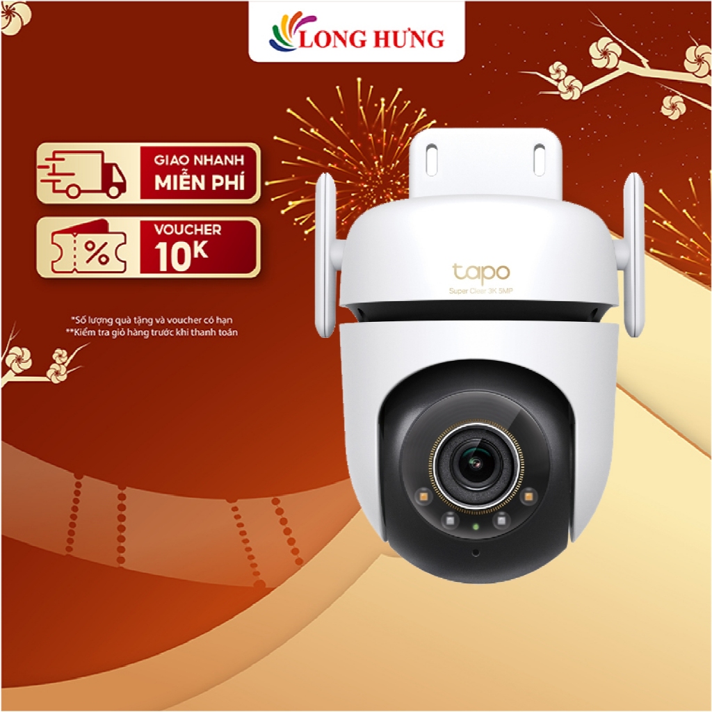 Camera ngoài trời TP-Link Tapo Outdoor Pan/Tilt Home Security Wifi 3K C530WS - Hàng chính hãng