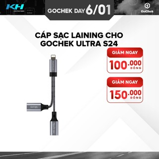  Cáp Chuyển Đổi Hỗ Trợ Sạc Và Mic GoChek – Thiết Kế Tiện Lợi Quay Video Livestream 