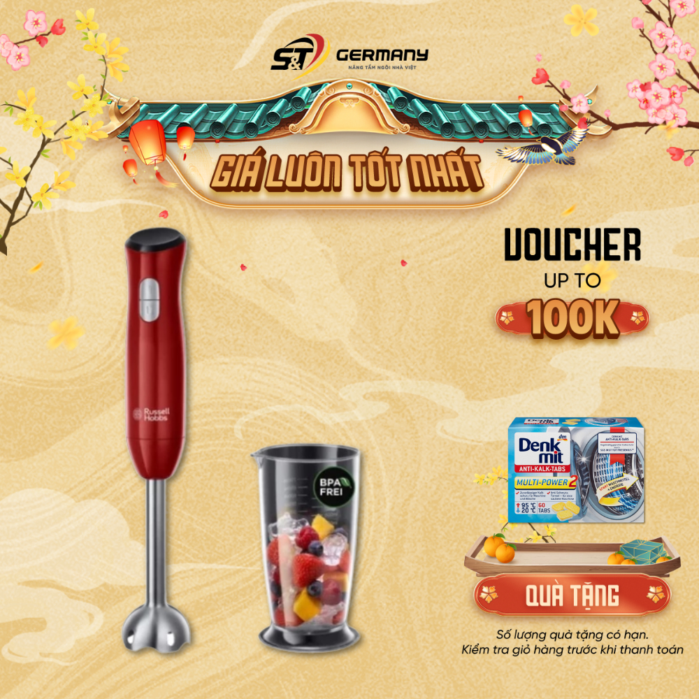 HCM May xay cầm tay đơn Russell Hobbs kèm 1 cốc nội địa Đức GermanySnt  370016
