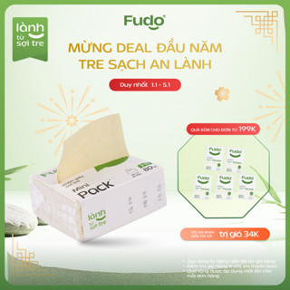  Gói Khăn Giấy Rút Mini ║ Fudo Bamboo® ║ MINIPACKTM 