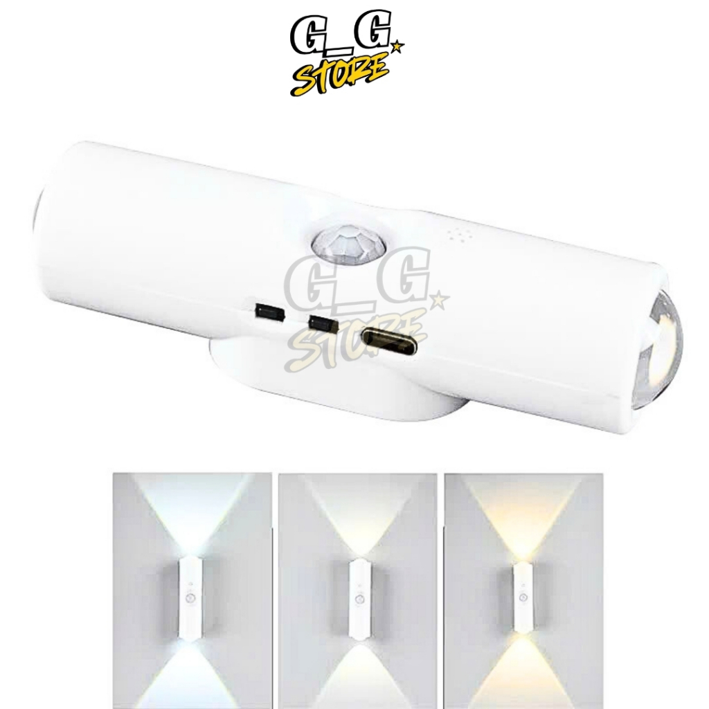 Đèn LED Cảm Biến Chuyển Động Gắn Tường – Đèn Ngủ Tự Động – Sạc USB Tiết Kiệm Điện -GGStore