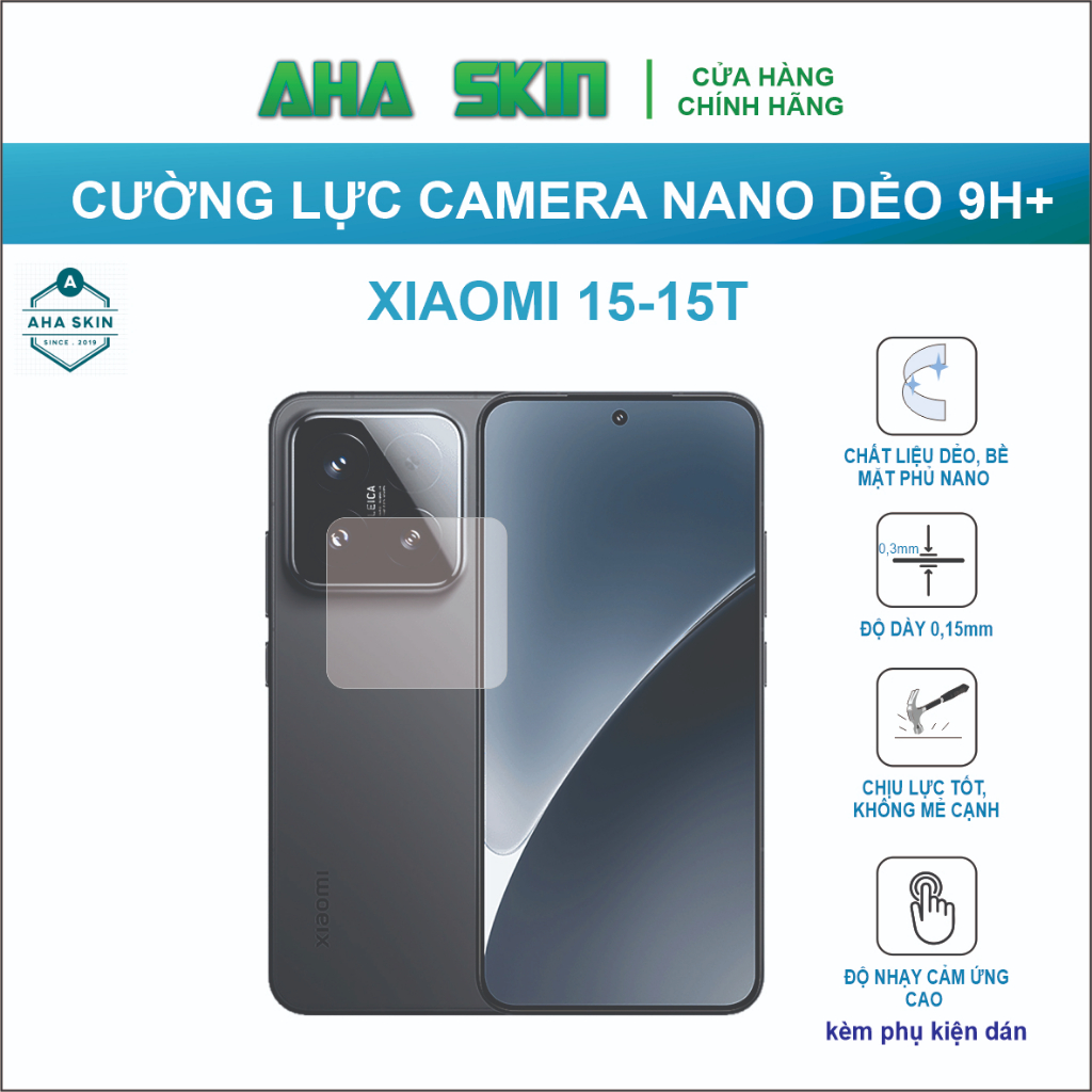 cường lực camera dẻo Xiaomi Mi 15 14 pro 13 ultra Mi14 Mi15 15T pro ,cường lực dẻo 9h+