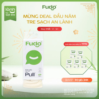  Túi Khăn Giấy Rút Treo Tường ║ Fudo Bamboo® ║ TISSUEPULLTM 