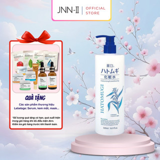  Nước hoa hồng ý dĩ Hatomugi Reihaku Toner dưỡng ẩm làm trắng da se khít lỗ chân lông 500ml | Jnn2 
