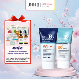  Kem chống nắng Prettyskin B5 Multi Hydra Treatment & Oil Control Sun Cream phục hồi da kiềm dầu SPF50+ PA++++ 50ml Jnn2 
