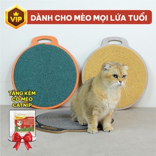 Bàn cào móng thừng siêu bền CATCA không rơi vụn đế gỗ chắc chắn chống trượt - BCM Quả tạ