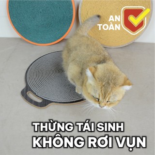 Bàn cào móng thừng siêu bền CATCA không rơi vụn đế gỗ chắc chắn chống trượt - BCM Quả tạ