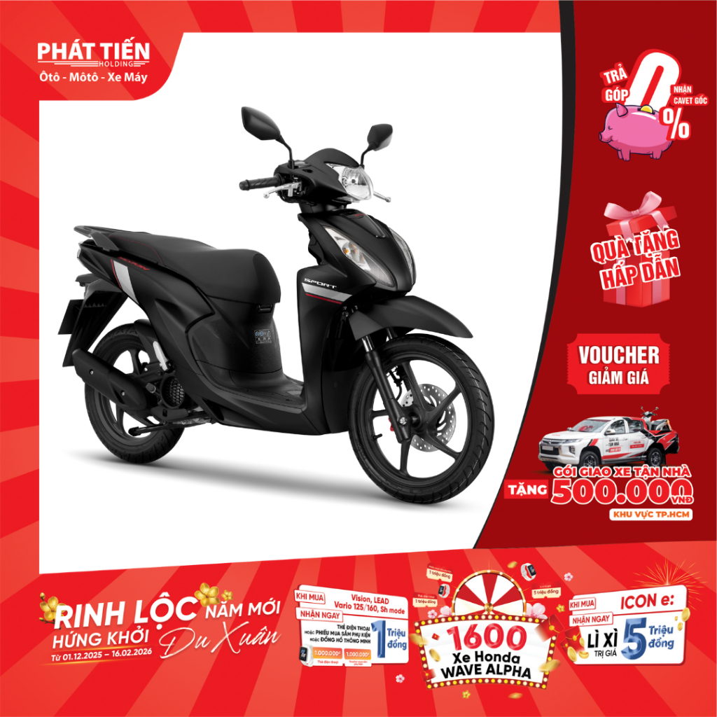Xe máy Honda Vision Thể Thao 2026