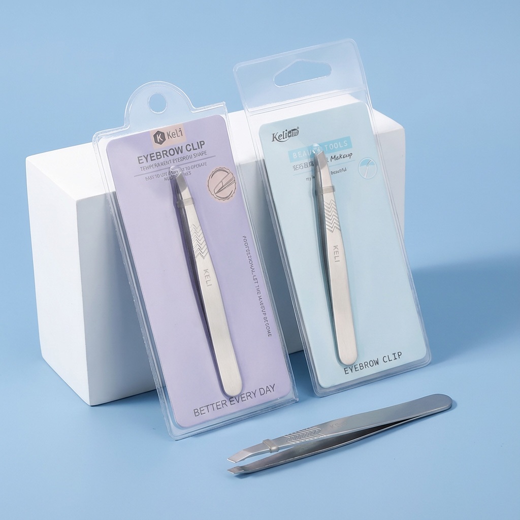 Nhíp gắp mi, nhổ chân mày Hàn Quốc Keli loại dày