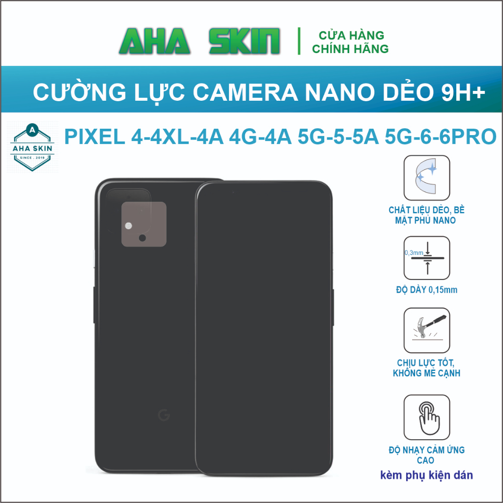 Dán Cường lực dẻo nano camera Google Pixel 4 4 XL 4A 4G 4A 5G pixel 5 5A 5G pixel 6 6 pro 6A
