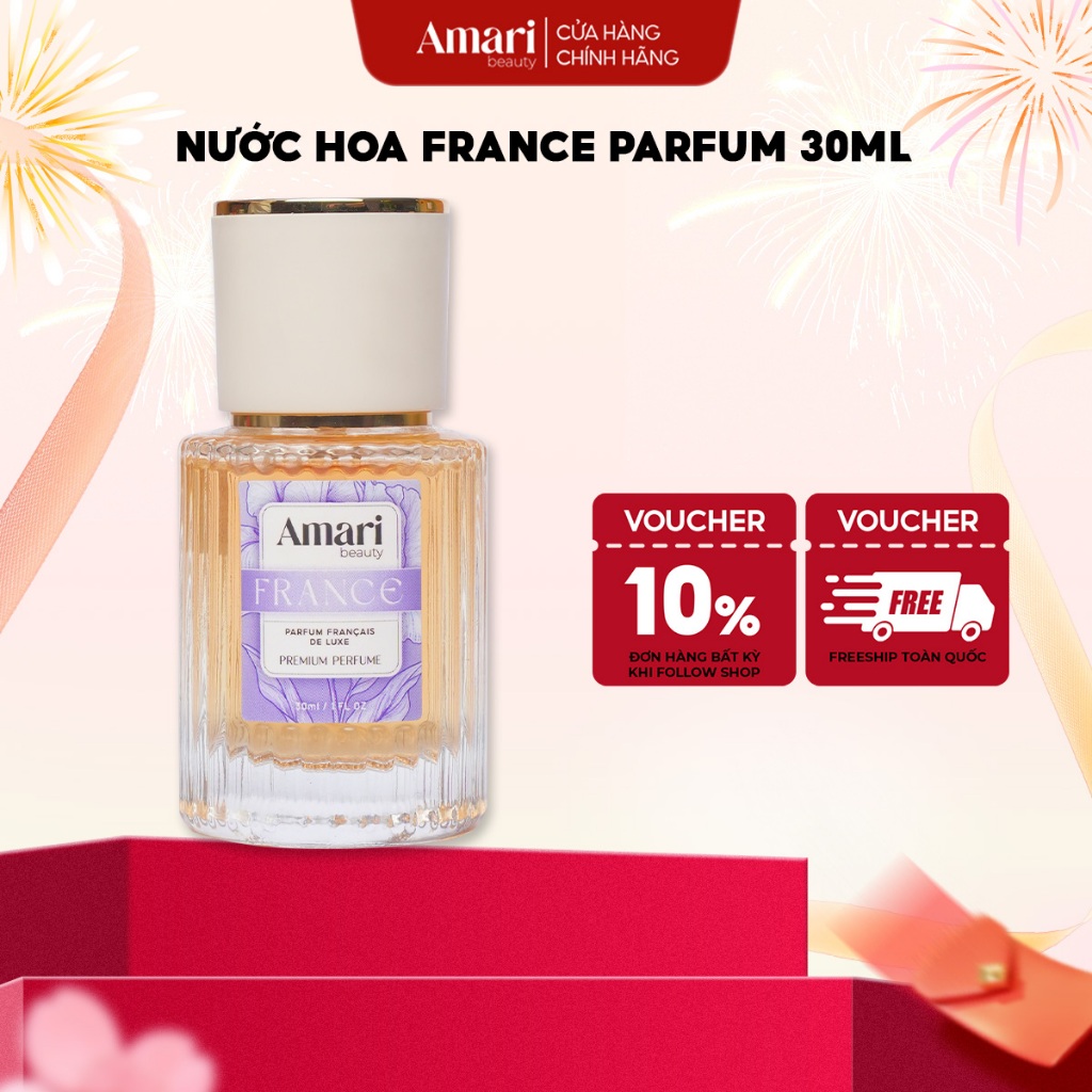 Nước Hoa Nữ Amari Beauty Lưu Hương Lâu Quyến Rũ Ngọt Ngào 30ml - Lưu Hương 4-6H